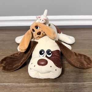 Pound Puppies Plush Dog & Purries Cat Set 2021 Basic Fun 1995 Galoob Vintage